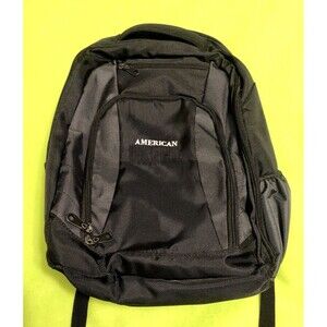 Port Authority Black Gray Multi Compartments Backpack Laptop Sleeve Hiking Work